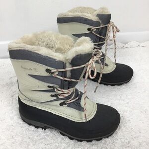 KAMIK Thinsulate ALPINGLOW faux Fur Winter Boots 7